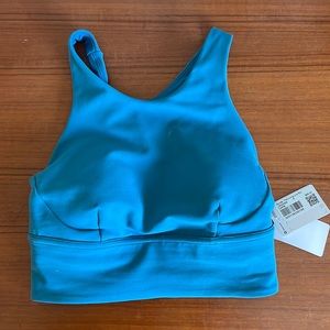 NWT Lululemon Wonder Train Long Line Bra sz 4